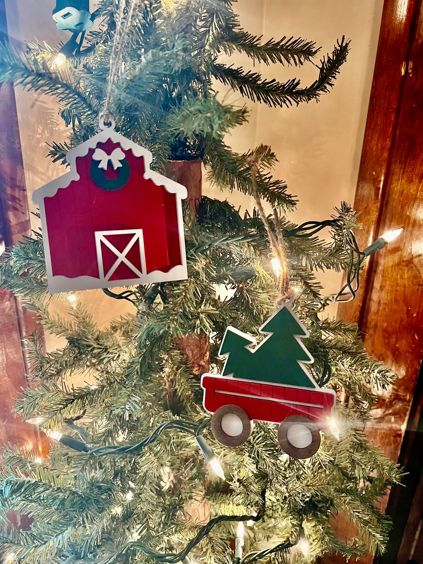 Red Wagon Ornament