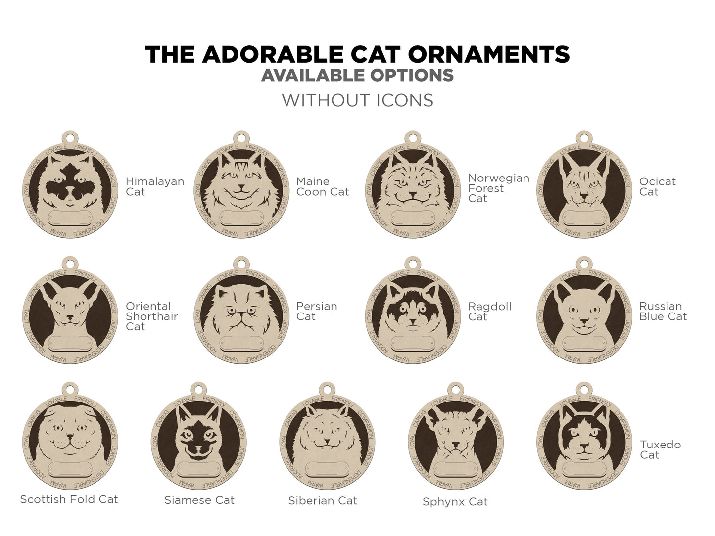 Adorable Cat Ornamnets