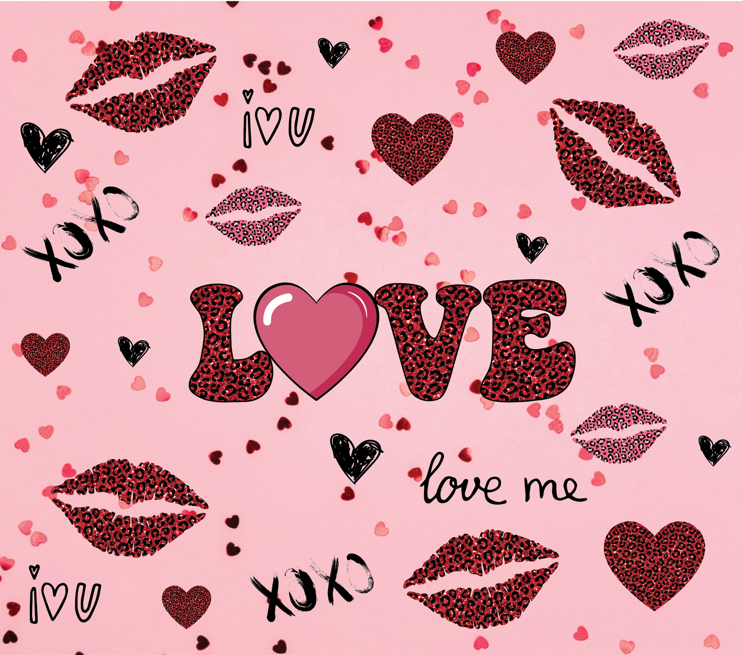 Valentine Tumbler 20 oz Straight