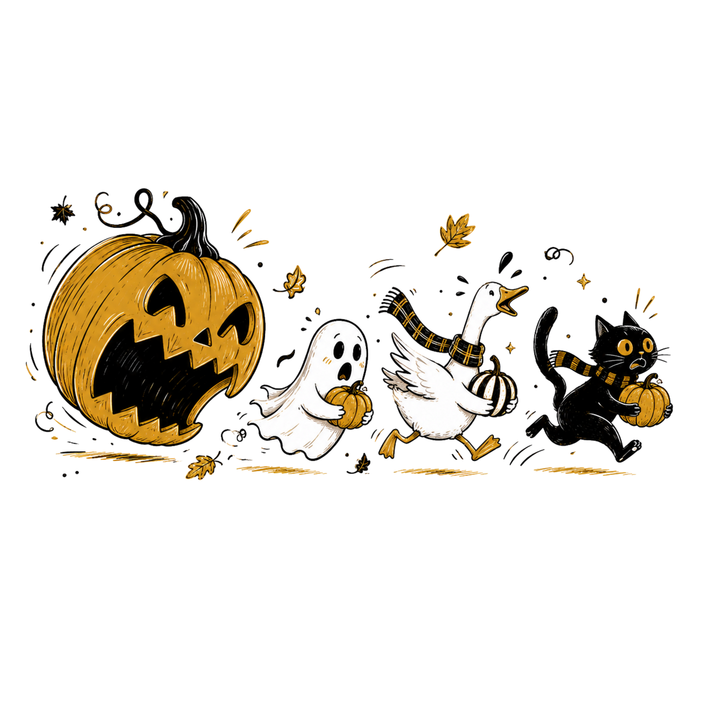 Spooky Jack O Lantern Fall Shirt