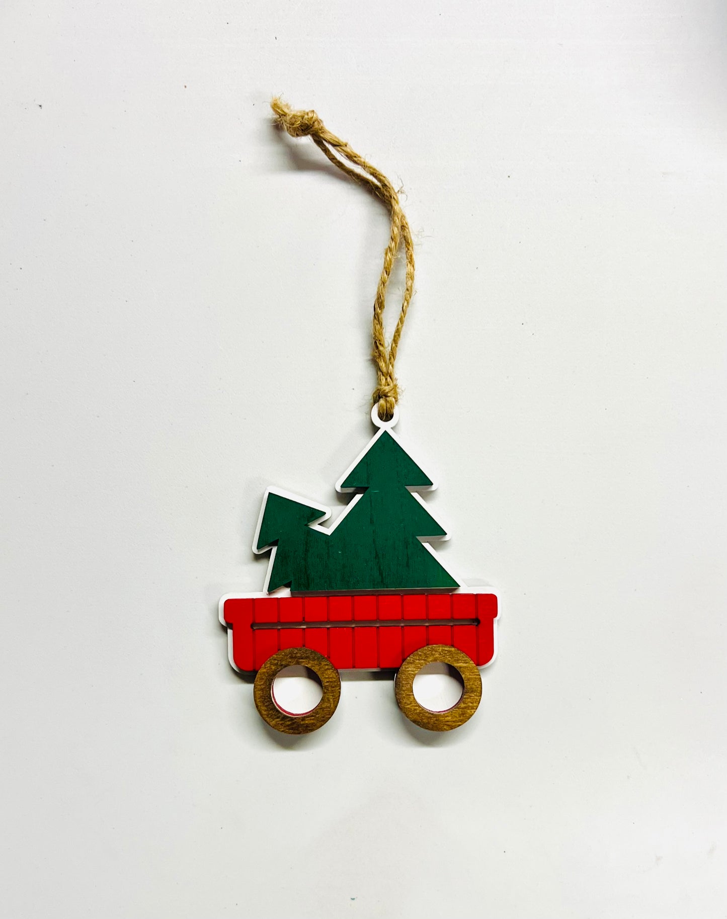 Red Wagon Ornament
