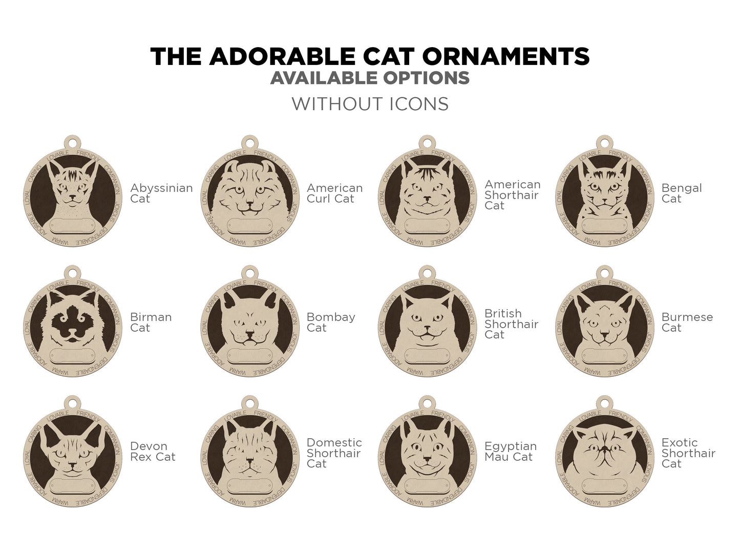 Adorable Cat Ornamnets
