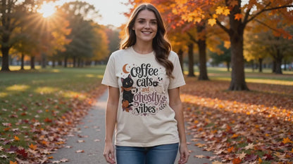 Coffee Cat and Ghostly Vibes