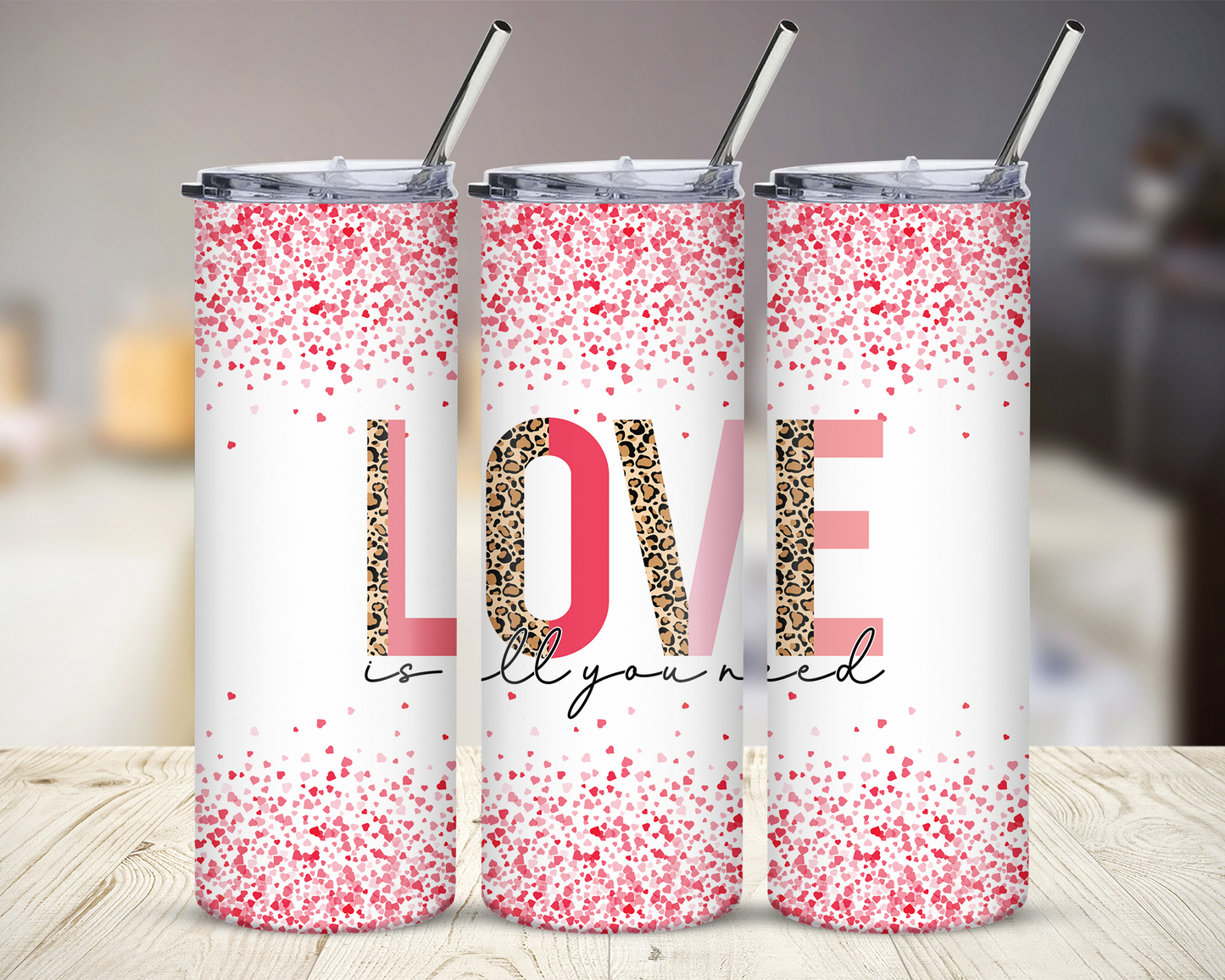 Valentines Tumbler 20 oz Straight