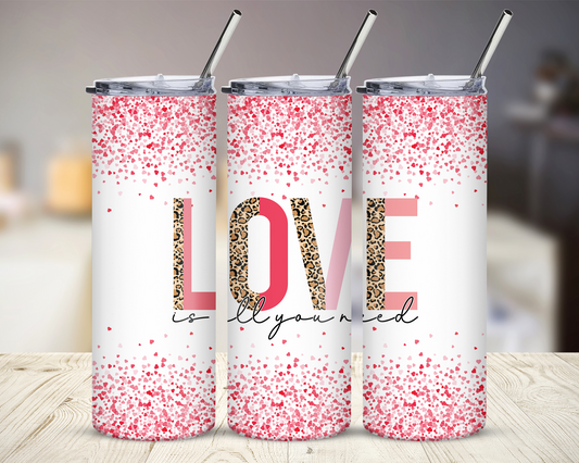 Valentines Tumbler 20 oz Straight