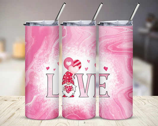 Valentines Tumbler 20 oz Straight