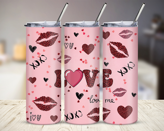 Valentine Tumbler 20 oz Straight