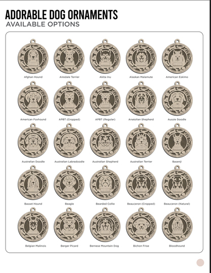 Adorable Dog Ornaments