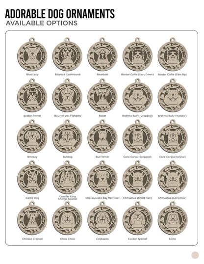Adorable Dog Ornaments