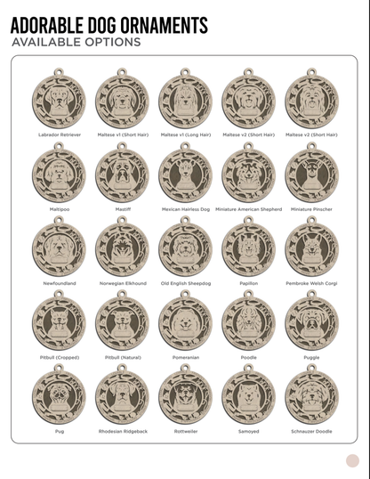 Adorable Dog Ornaments