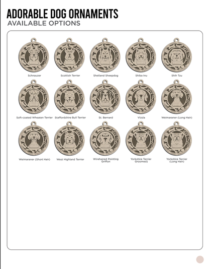 Adorable Dog Ornaments