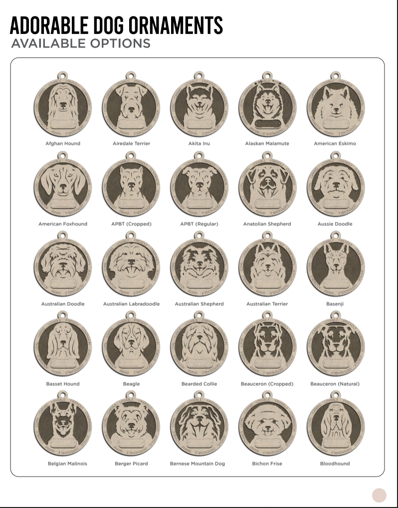 Adorable Dog Ornaments