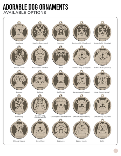 Adorable Dog Ornaments