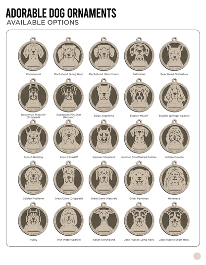 Adorable Dog Ornaments