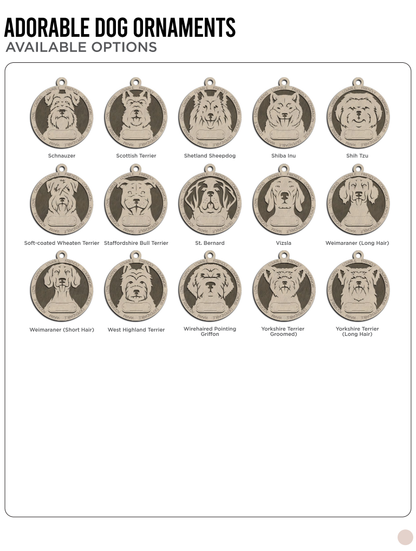 Adorable Dog Ornaments